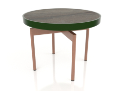 Mesa de centro redonda Ø60 (Verde botella, DEKTON Radium)