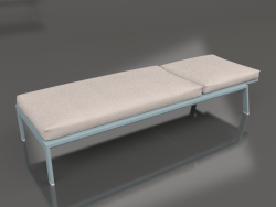 Chaise longue (azul cinza)