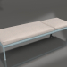 modello 3D Chaise longue (Grigio blu) - anteprima