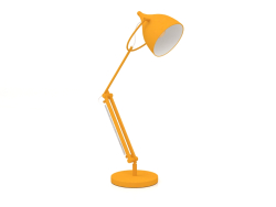 Lampada da tavolo per lettura (Giallo Opaco)