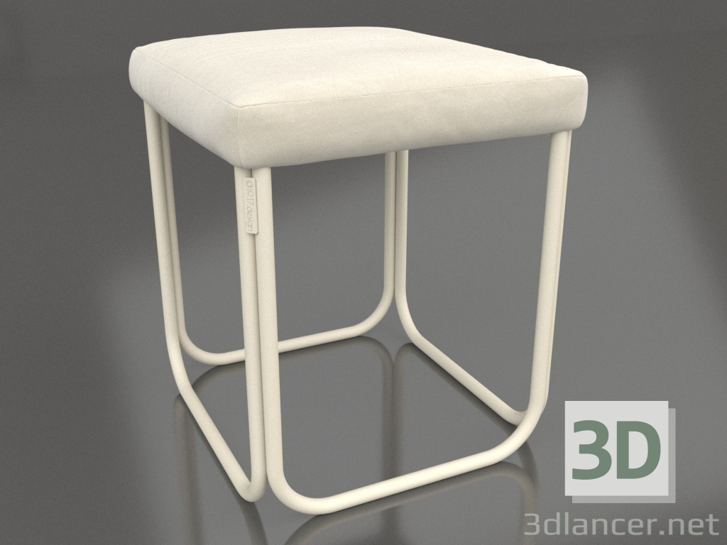 3d model Pouf Bubba (RAL 9001) - preview