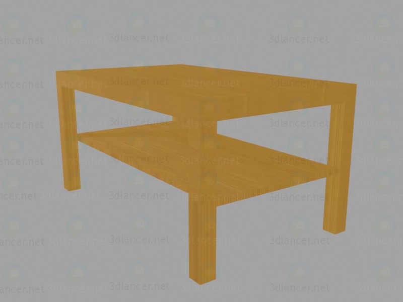 3d model mesa de café - vista previa