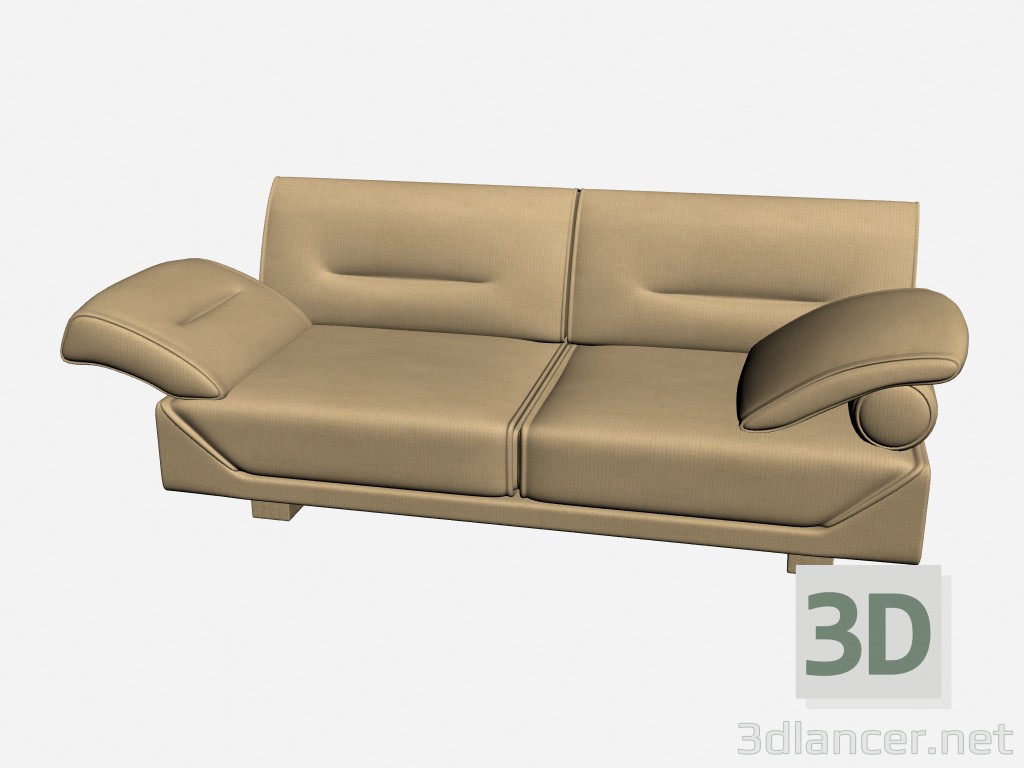 3D Modell Meer Blick ausgezeichnete Luxus Apartment Sofa - Vorschau