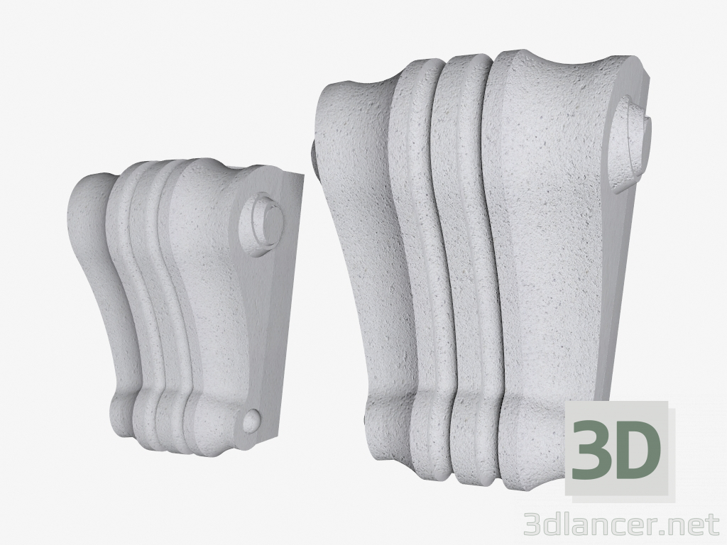 3D Modell Schlosssteine (FZ28S, FZ35S) - Vorschau