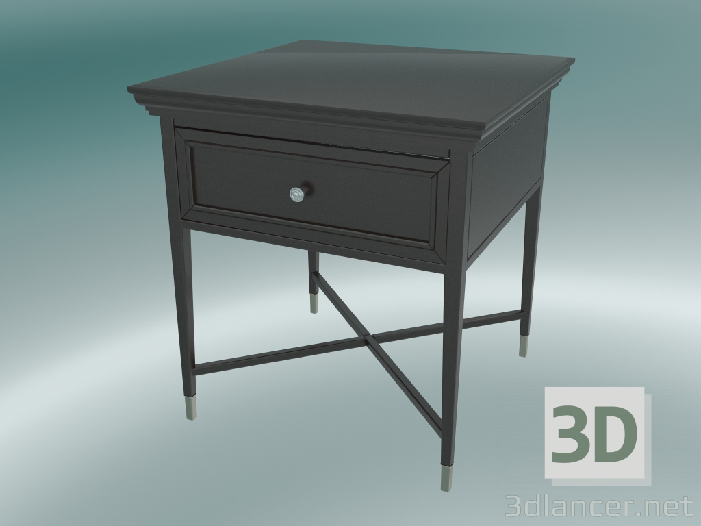 Modelo 3d Mesa lateral de pessoal com gavetas - preview