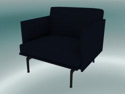 Chaise studio Outline (Vidar 554, Noir)