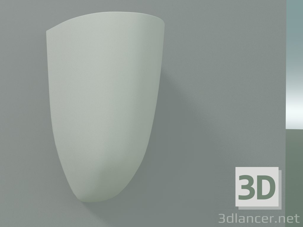 3d model Pote de pared Kikibio (RAL 9016) - vista previa