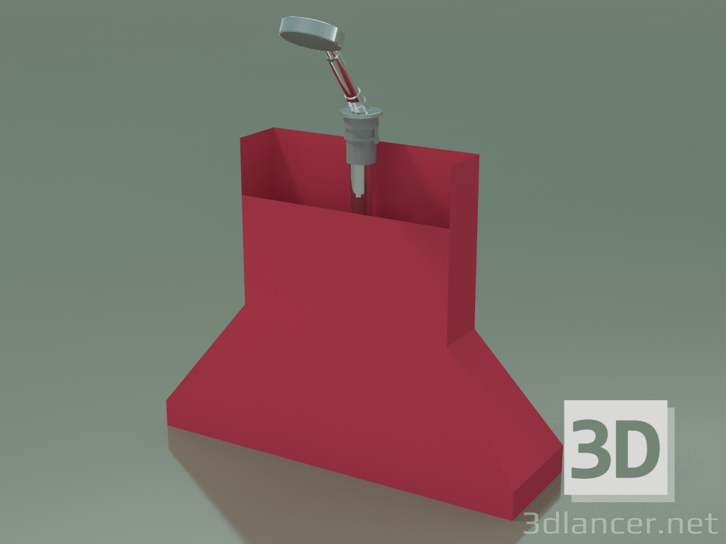 3D Modell Badewanne mit Handbrause (19418000) - Vorschau