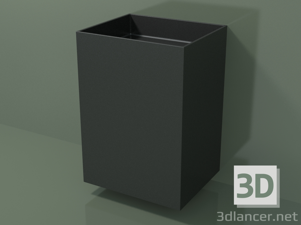 3d model Lavabo de pared (03UN36302, Deep Nocturne C38, L 60, P 50, H 85 cm) - vista previa