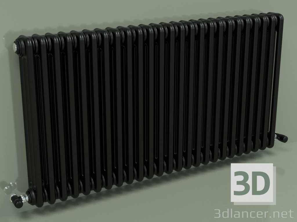 Modelo 3d Radiador TESI 3 (H 600 25EL, Preto - RAL 9005) - preview