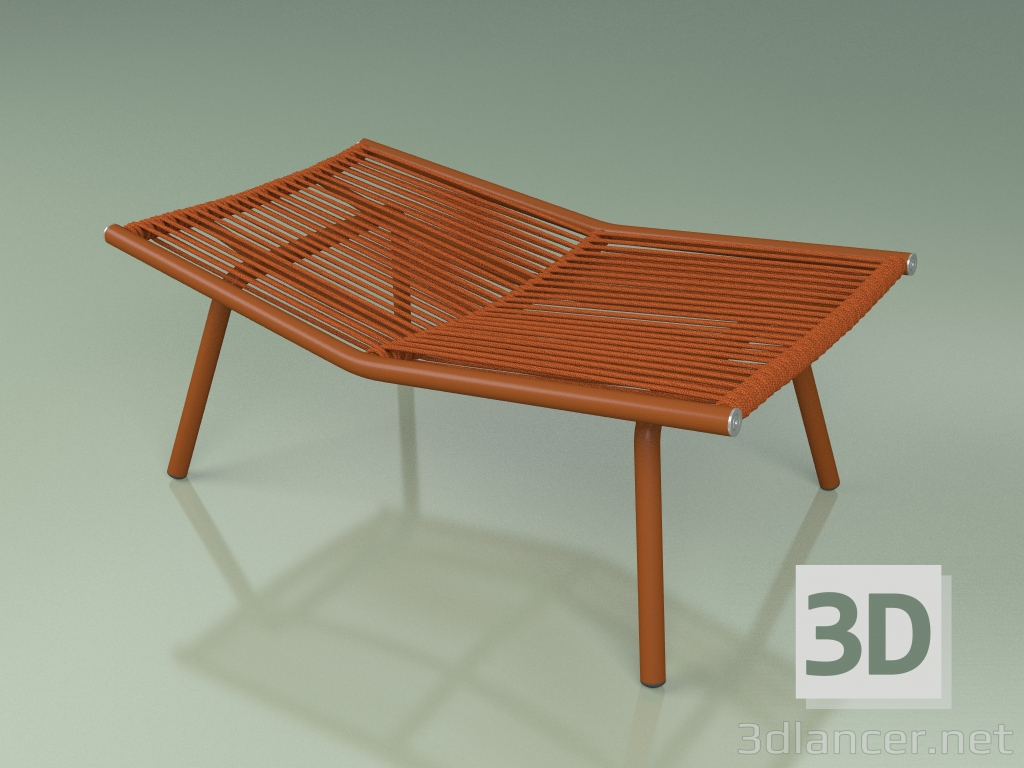 modèle 3D Tabouret 004 (Métal Rouille) - preview