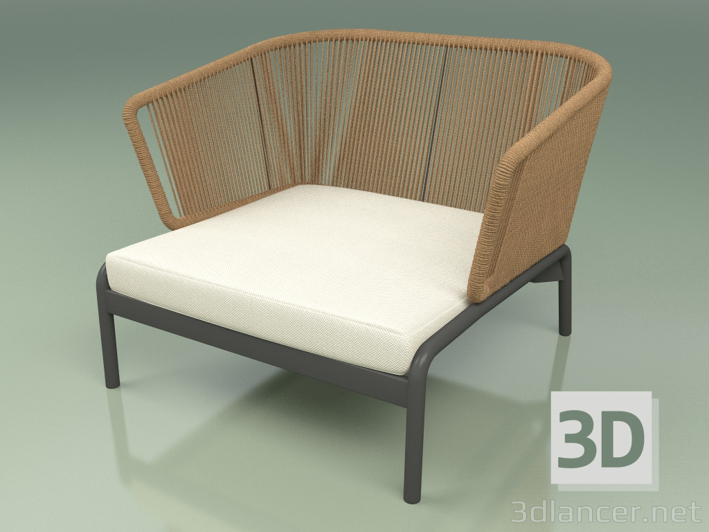 3d model Sofa 001 (Cord 7mm Tobacco) - preview