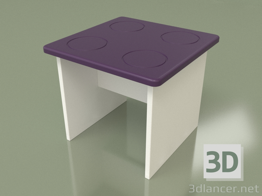 3D Modell Kinderhocker (Ametist) - Vorschau