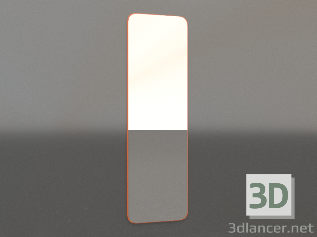 3d model Espejo ZL 27 (450x1500, luminoso naranja brillante) - vista previa