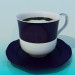 3d model Сup de café - vista previa