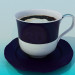 3d model Сup de café - vista previa