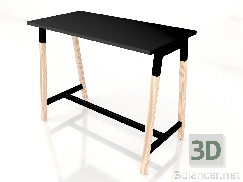 modello 3D Tavolo alto Ogi High PSD74 (1415x700) - anteprima