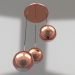 modèle 3D Suspension Sunrise transparente, roses. or (07565-3A,32) - preview