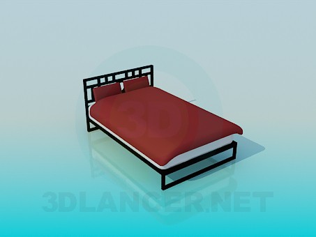 modello 3D Letto - anteprima