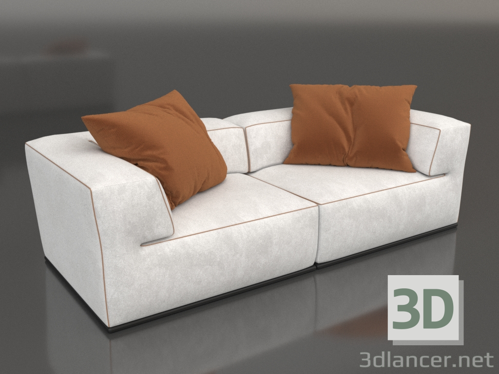 3d модель Дизайнерський диван Kano – превью