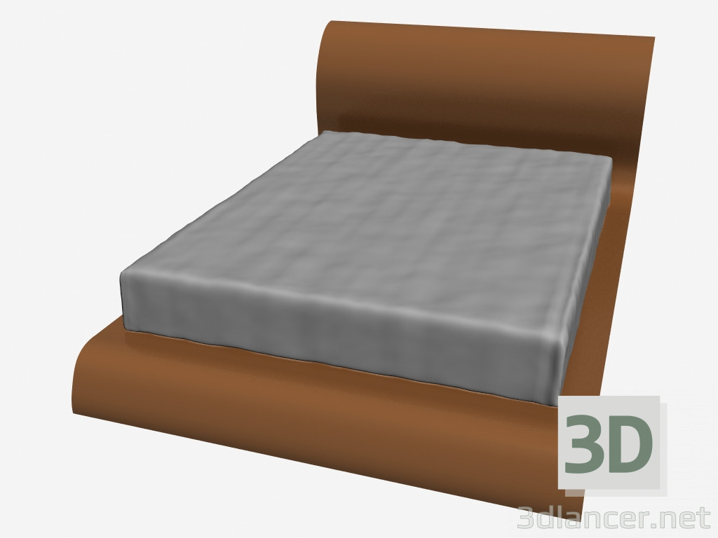 3d model Cama doble Foglia - vista previa