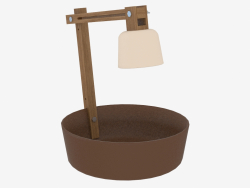 Lampe de table avec une capacité pour les petits objets Lampe de fruit