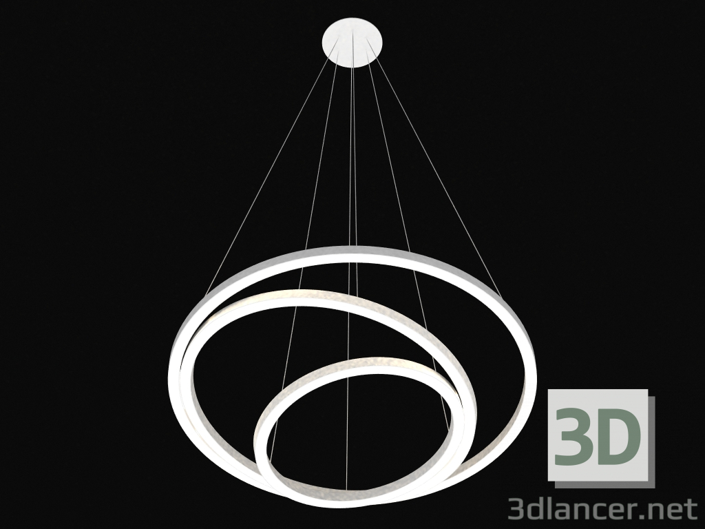 3d model suspensión LED (D800 DL18555_03WW) - vista previa