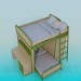 3d model Bunk bed - preview