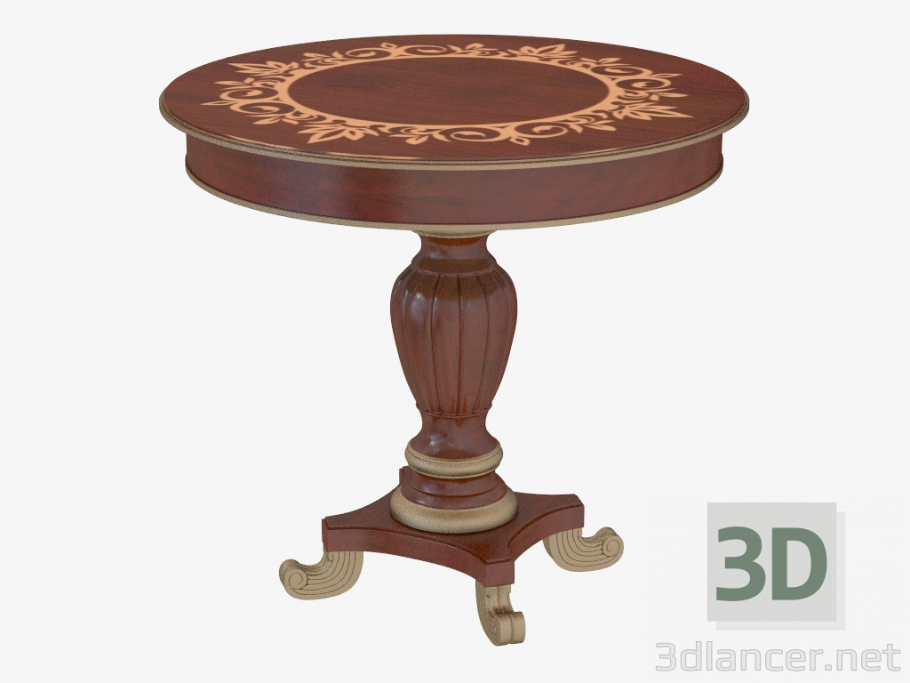 3d model Round coffee table (art. 13650) - preview