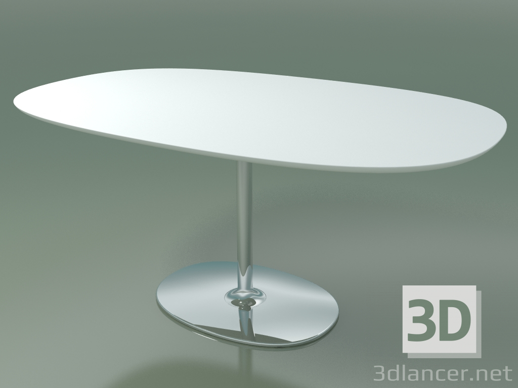 3D modeli Oval masa 0692 (H 74 - 100x158 cm, F01, CRO) - önizleme