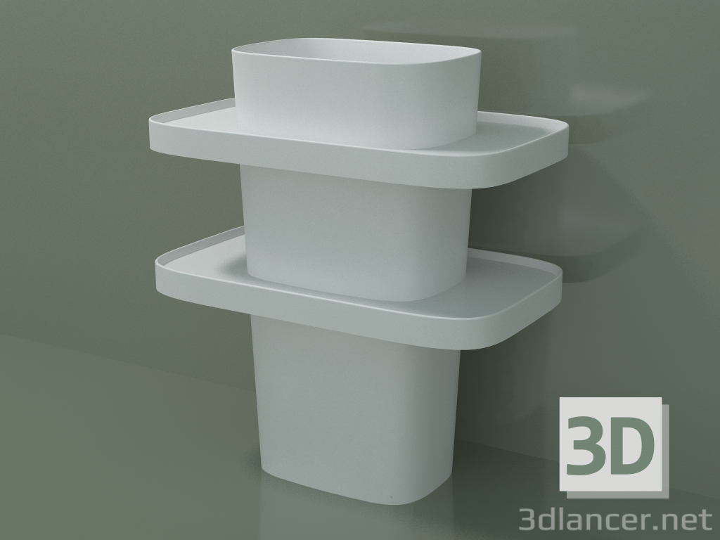 3d model Floor-standing washbasin Totem (03FO47102) - preview