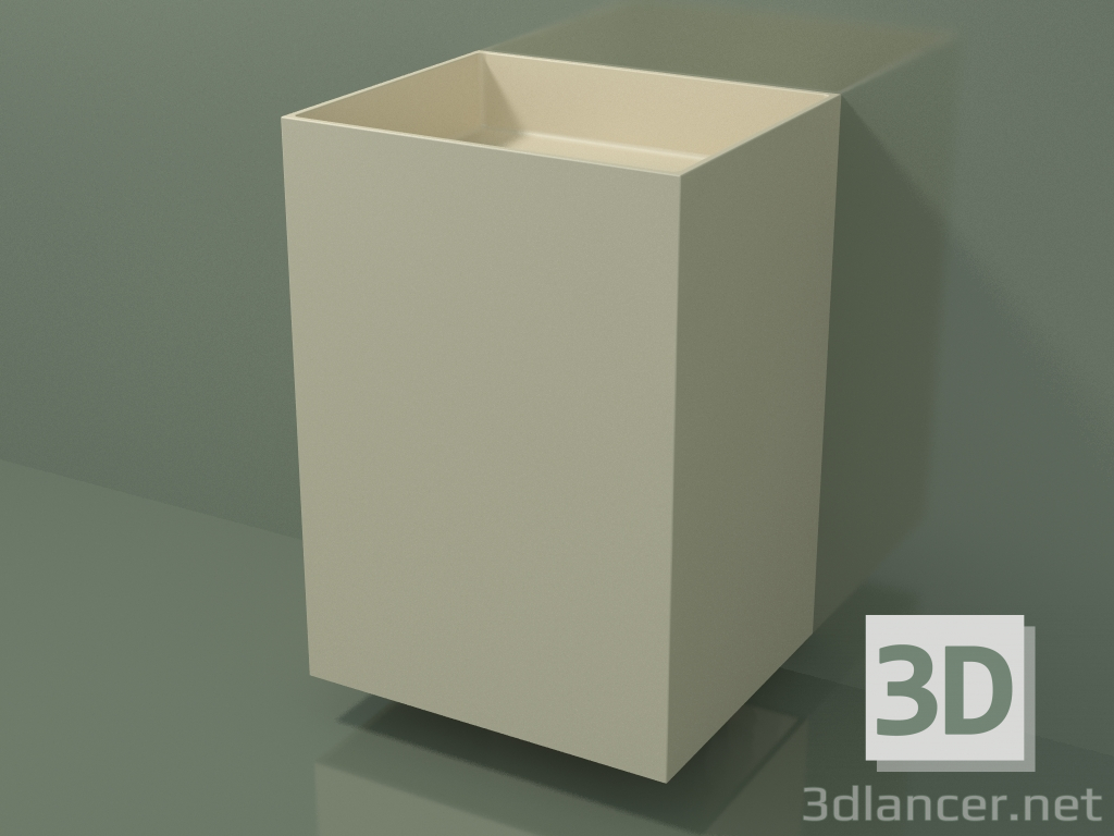 Modelo 3d Lavatório montado na parede (03UN36302, Bone C39, L 60, P 50, H 85 cm) - preview