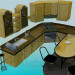 3d model Juego de cocina - vista previa