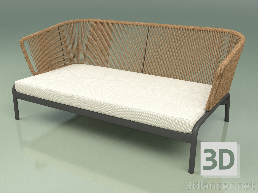 3D Modell Sofa 002 (Kordel 7mm Tabak) - Vorschau