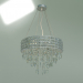 Modelo 3d Lustre suspenso Kira 10115-5 (Cromo-claro Strotskis de cristal) - preview