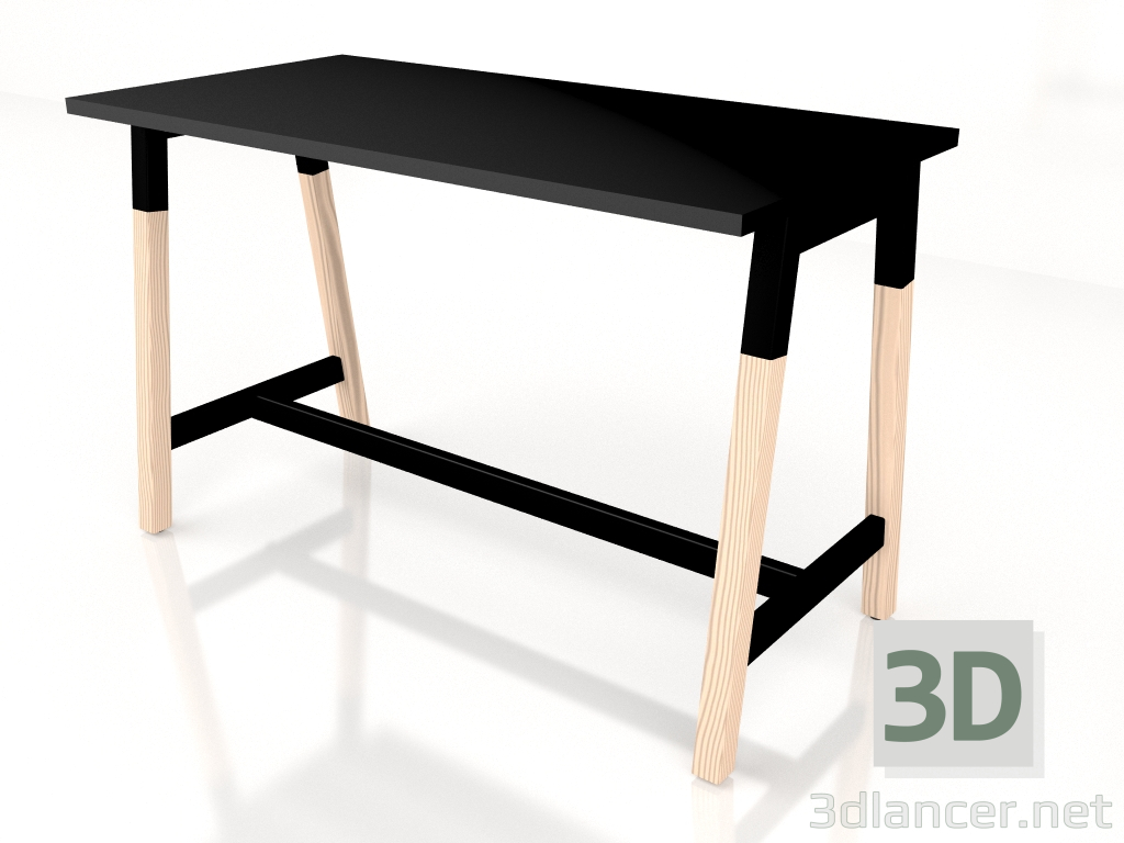 modello 3D Tavolo alto Ogi High PSD84 (1415x700) - anteprima