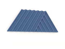 Pannello murale 3D WEAVE (blu)