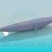 3d model whale - preview