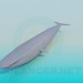 3d model whale - preview