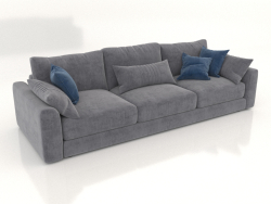 Gerades 3-Sitzer-Sofa SHERLOCK (Polsteroption 6)