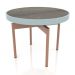 modèle 3D Table basse ronde Ø60 (Gris bleu, DEKTON Radium) - preview