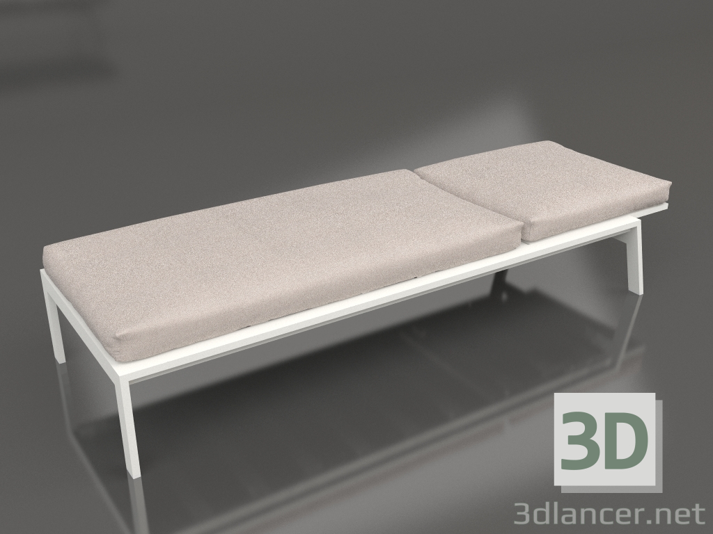 Modelo 3d Chaise longue (cinza ágata) - preview