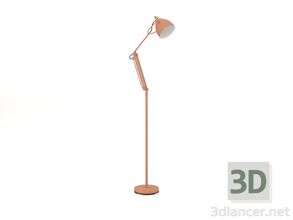 modèle 3D Lampe de lecture (Cuivre) - preview