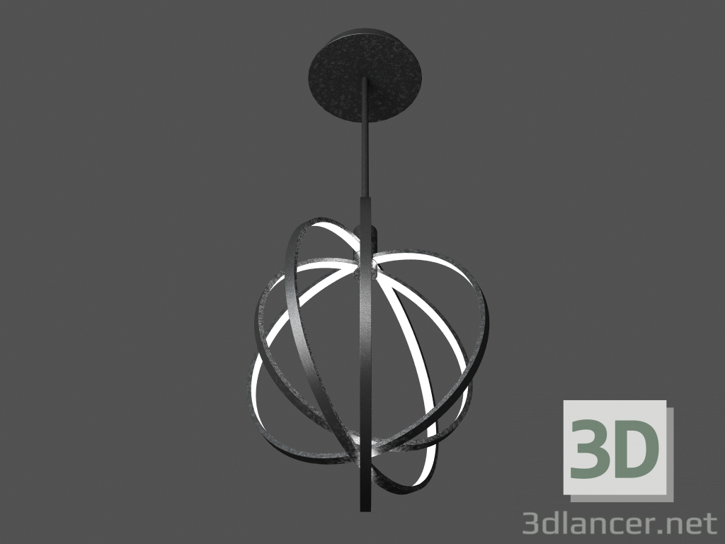 3d model Pendant light (DL18556_04WW D680) - preview