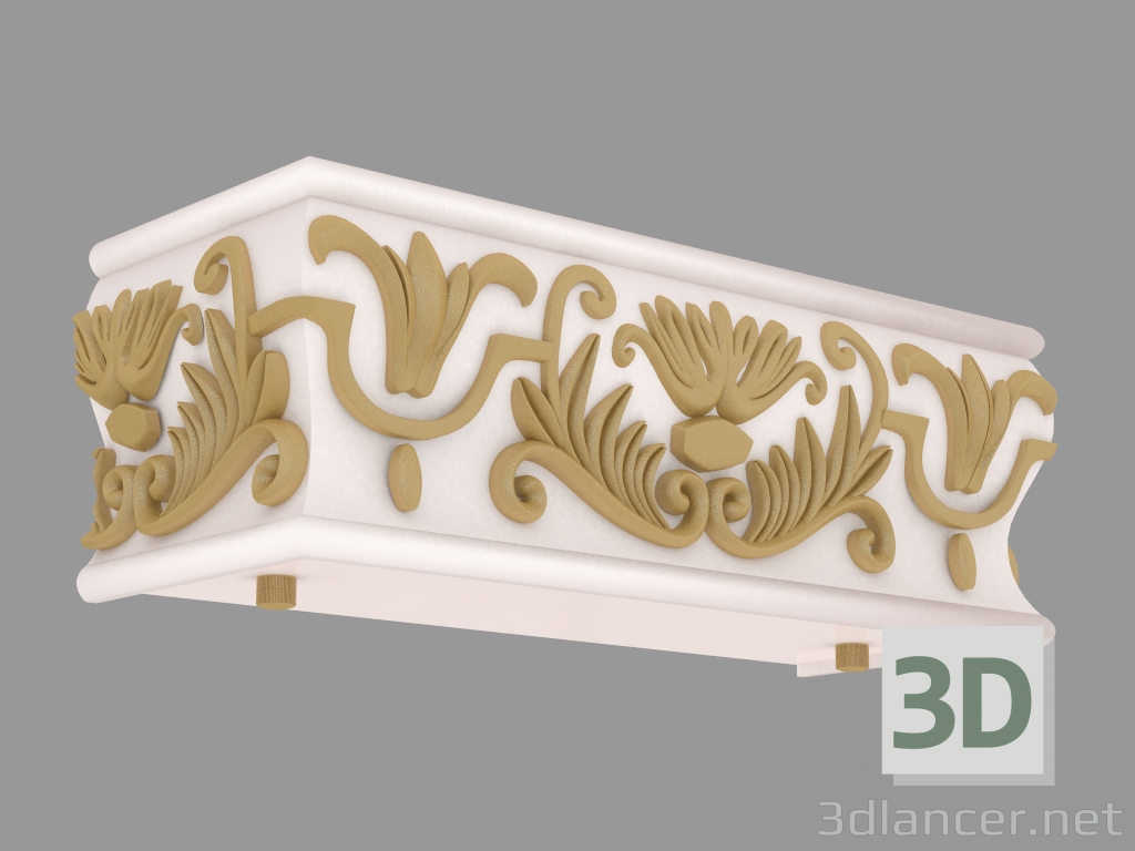 modello 3D Sconce Como (1219-1W) - anteprima