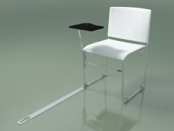 Silla apilable con accesorios 6600 (polipropileno blanco, CRO)