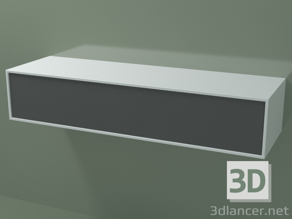 3d model Caja (8AUEAA01, Glacier White C01, HPL P05, L 120, P 36, H 24 cm) - vista previa