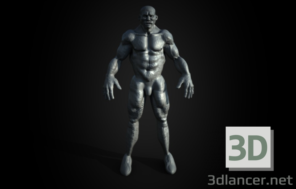 3d model El hombre - vista previa