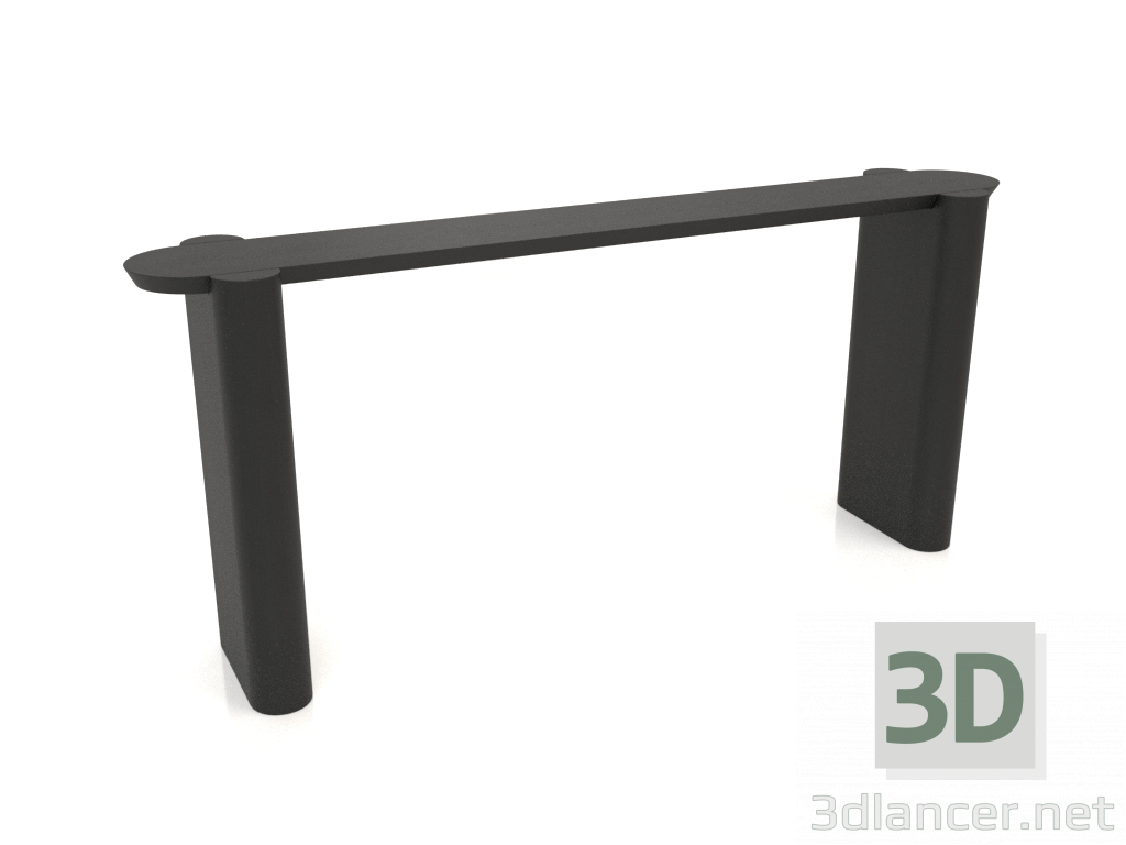 3d model Console KT 07 (1600x300x700, wood black) - preview