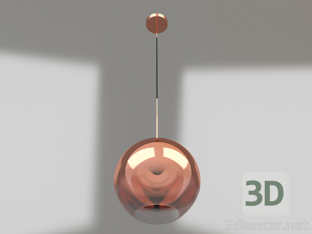 Modelo 3d Suspensão Sunrise transparente, rosas. ouro (07565-20.32) - preview